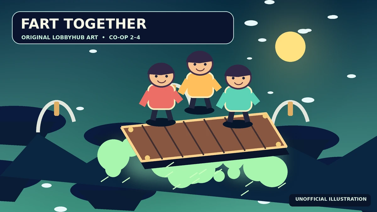 Fart Together: демоверсия с 8 октября, Steam Next Fest и кооператив 2–4